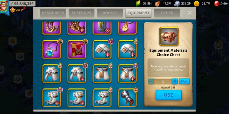 TOP equipment for Infantry.