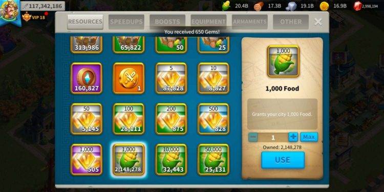 3 Million Gems. 10000 USD + our Fee