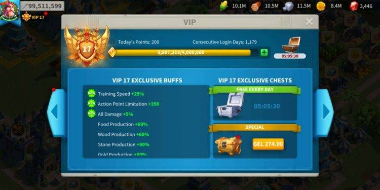 Almost VIP 18. 1250 USD + our Fee