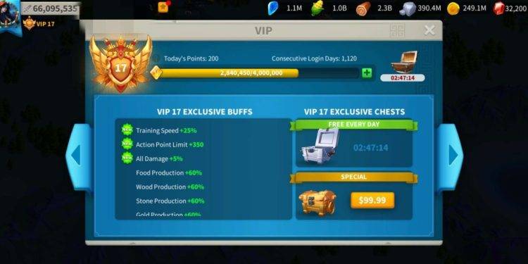 Vip : 17. 1100 usd + fee