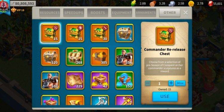 29 maxed commanders+ 950 heads. 1500 + Fee