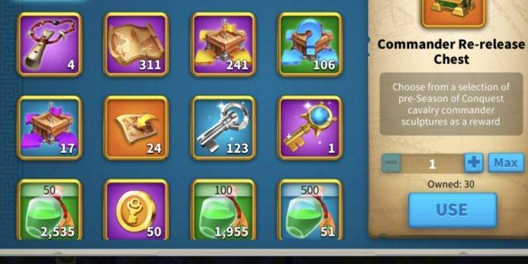 30 maxed commanders. 2000 usd. +fee