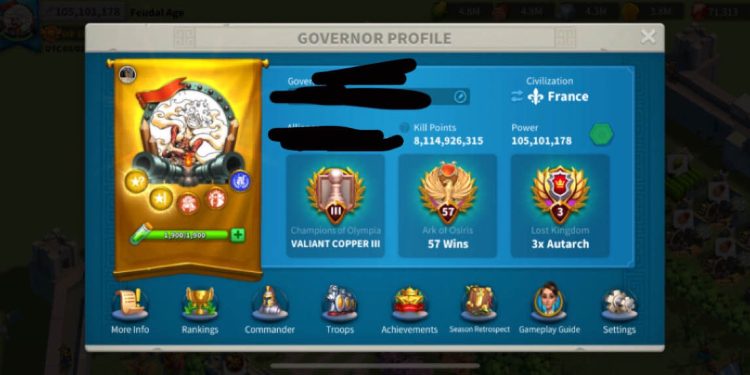 34 Commanders Maxed. 1500 usd + fee
