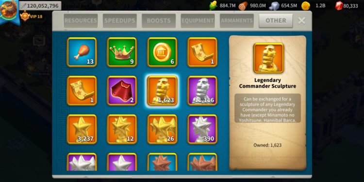 40 legendary comanders Expertised. 1 370 USD + our Fee