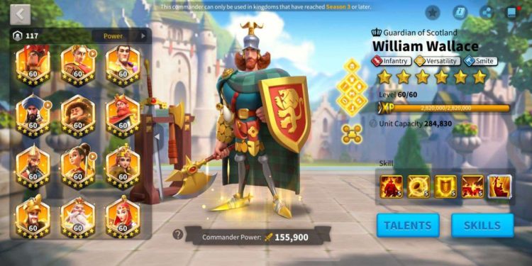 127M Power. 19.8 Billion Kill points. 7000 usd + fee
