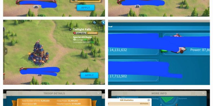VIP 17. 3.5 Million VIP points. 87 Million power. 500 USD + our Fee