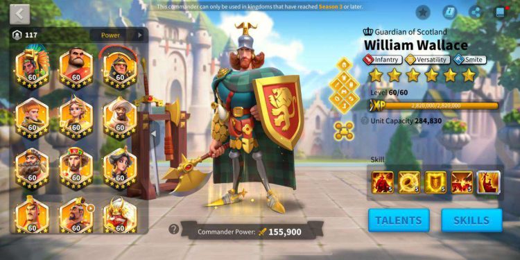 127M Power. 19.8 Billion Kill points. 7000 usd + fee