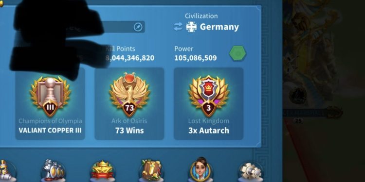 VIP 18. 8 Billion Kills and 36 Million dead troops. 1600 usd + fee