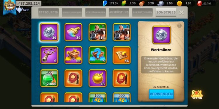 SVIP Account (87M + 10m After kvk). 4000 usd + fee