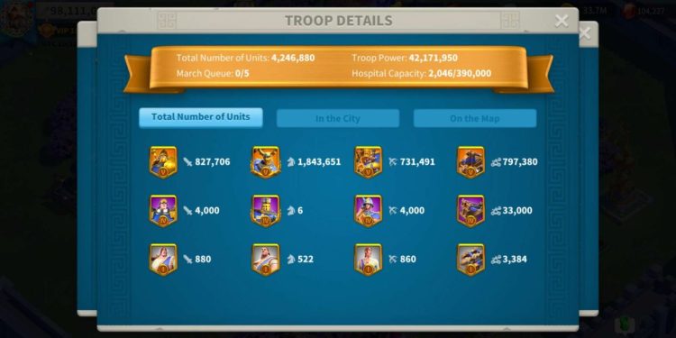 98 Million power. Close to VIP 19. 5.6 Billion kills. 600 USD + our Fee