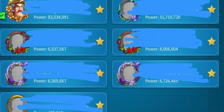 Very close to VIP 18. 83 million power. 5.5 Billion kills. 410 USD + our Fee