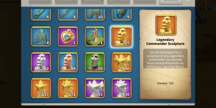 Rise of Kingdoms. 41 legendary comanders Expertised. 755 gold heads. 1800 usd + fee