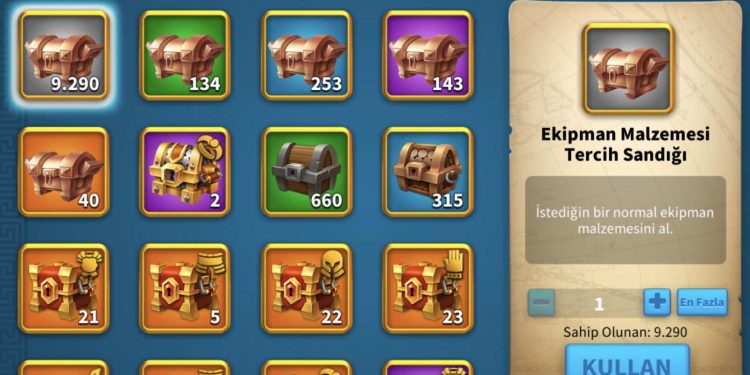 Rise of Kingdoms. 20 Level V Equipment. 11000 usd + fee