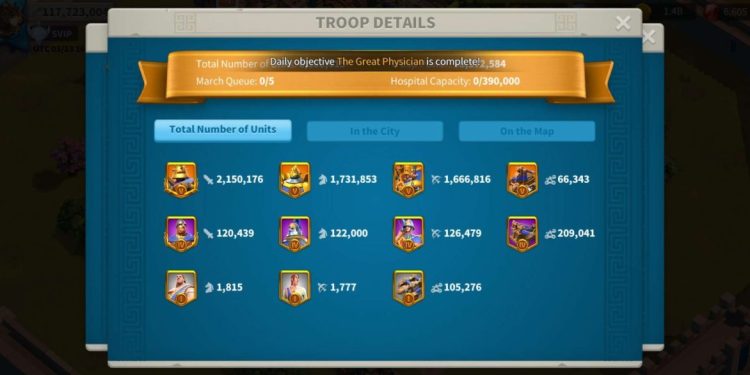 SVIP. 117 Million power. 26 Billion kills. 2000 USD + our Fee