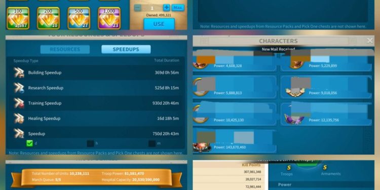 143 Million power. 22 Billion kills. SVIP. 4600 USD + our Fee