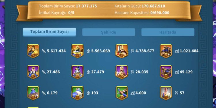 Rise of Kingdoms. 20 Level V Equipment. 11000 usd + fee
