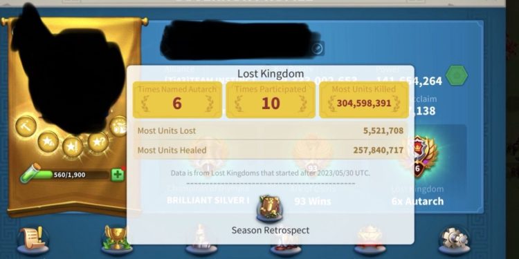Rise of Kingdoms. 141 Million power. SVIP. 39 Billion kills and 55 million dead troops. 3800 usd + fee
