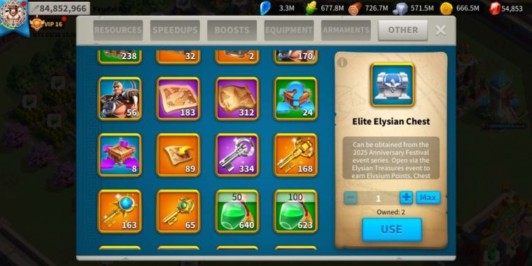 84 Million power. VIP 16. 4.6 Billion kills. 370 usd + our Fee