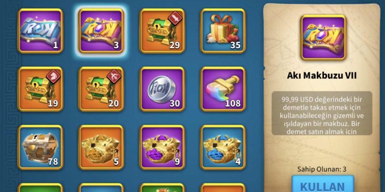 Rise of Kingdoms. 20 Level V Equipment. 11000 usd + fee