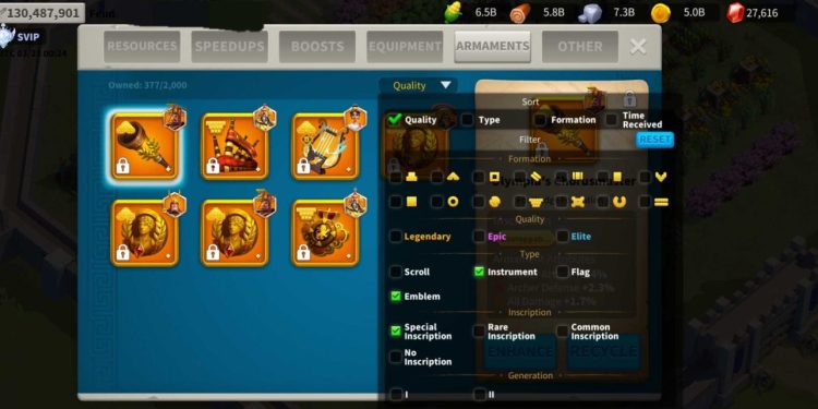 130 Million power. 42 Billion kills. SVIP. 19500 USD + our Fee