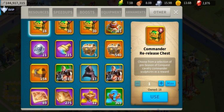 Rise of Kingdoms. 144 Million power. 51 Billion kills and 156 Million dead troops. 12 800 USD + our Fee