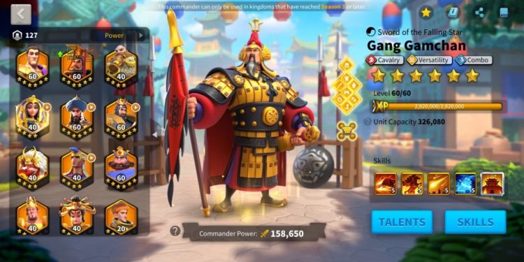 Rise of Kingdoms. CAV GARRISON/RALLY MAIN. 700 usd + fee