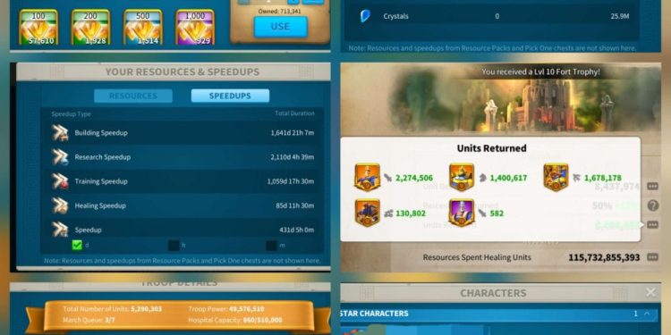 Rise of Kingdoms. 166 Million power after troops returning. SVIP – 6 Million supreme wheel points. 15 000 USD + our Fee