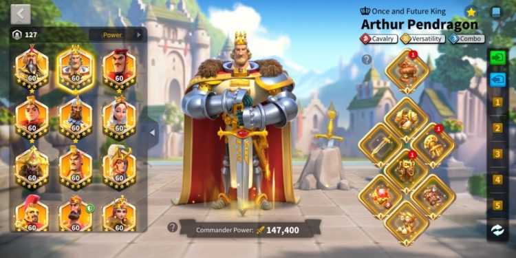Rise of Kingdoms. CAV GARRISON/RALLY MAIN. 700 usd + fee