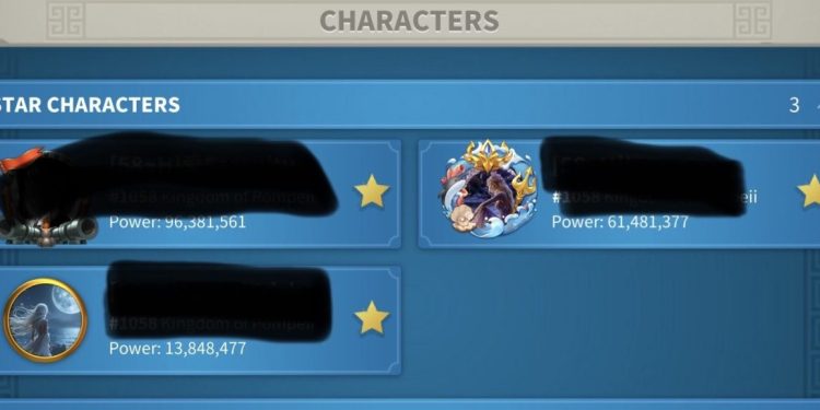 Rise of Kingdoms. 96.5 Million power. 500 usd + fee