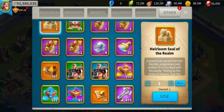 Rise of Kingdoms. 93 Million power. VIP 18. 8 Billion kills. 730 USD + our Fee