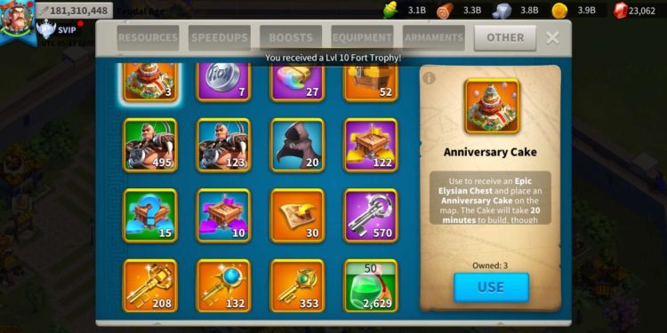 Rise of Kingdoms. 181 Million power. 29 Billion kills. SVIP. 3900 USD + our Fee