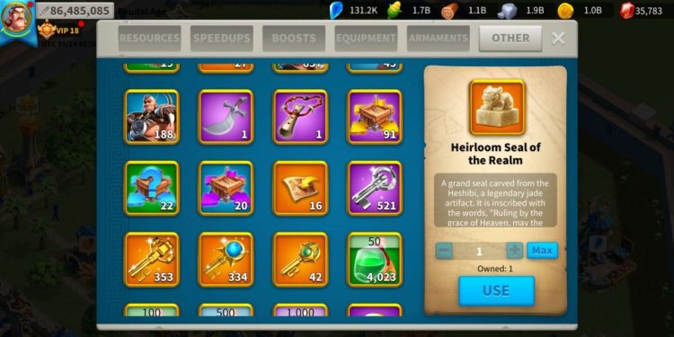 Rise of Kingdoms. Power : 115.6 mil. 650 usd + fee