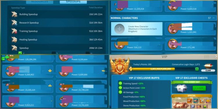 Rise of Kingdoms. 128 Million power. 9 Billion kills. 640 USD + our Fee