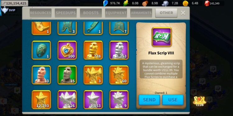 Rise of Kingdoms. 125 Million power. 36.7b Billion kills and 65 Million dead troops. 4300 USD + our Fee (Negotiable)