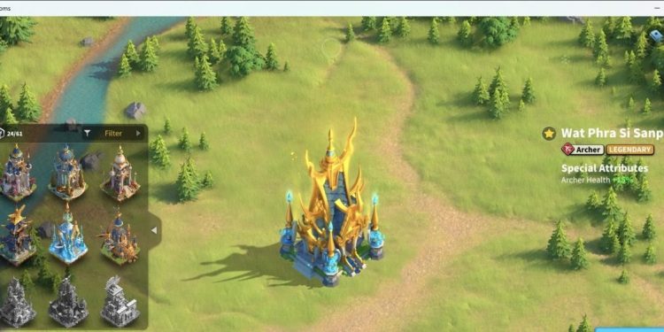 Rise of Kingdoms. POWER (188M). 23000 usd + fee