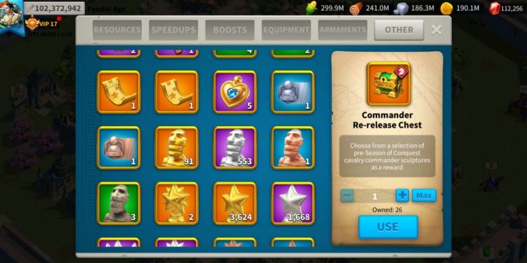 Rise of Kingdoms. 102 Million power. VIP 17. 5.6 Billion kills. 500 usd + fee