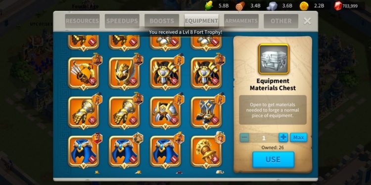 Rise of Kingdoms. SVIP status. 30000 usd + fee
