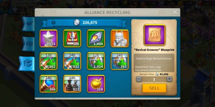 Rise of Kingdoms.  117 Million power + 2.2 Million returning troops. 8000 USD + our Fee