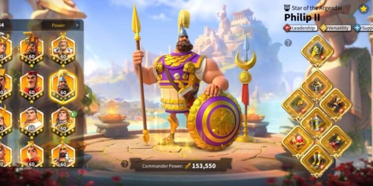 Rise of Kingdoms. Nearly 80 legendary expertised (meta all maxed). 11000 usd + fee