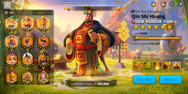Rise of Kingdoms. Power: 122m , Kill: 43B. 10000 usd +fee