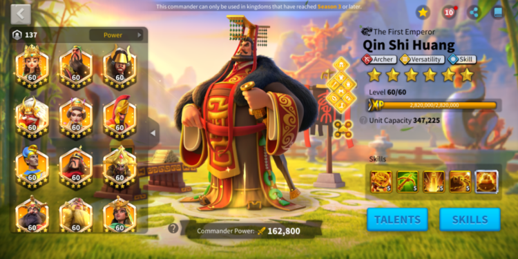 Rise of Kingdoms. Power: 122m , Kill: 43B. 10000 usd +fee