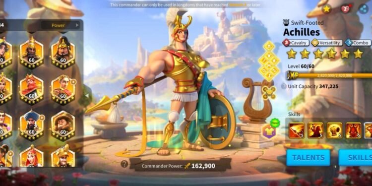 Rise of Kingdoms. Nearly 80 legendary expertised (meta all maxed). 11000 usd + fee