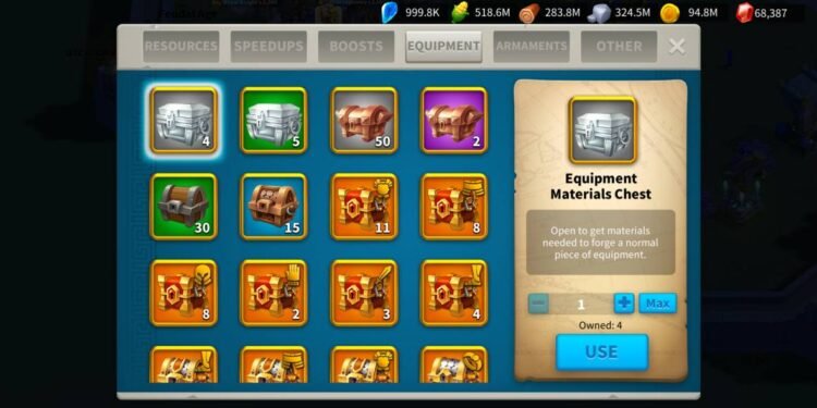 Rise of Kingdoms. Power: 93M، 5.335B KP. 850 usd + fee