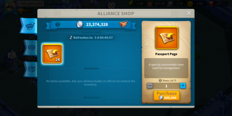 Rise of Kingdoms. 86 mil power, 6b kills, vip 17. 700 usd + fee