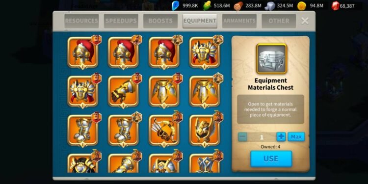 Rise of Kingdoms. Power: 93M، 5.335B KP. 850 usd + fee