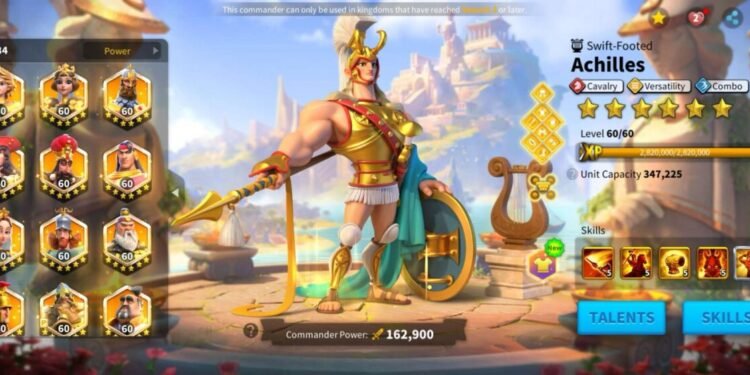 Rise of Kingdoms. Nearly 80 legendary expertised (meta all maxed). 11000 usd + fee