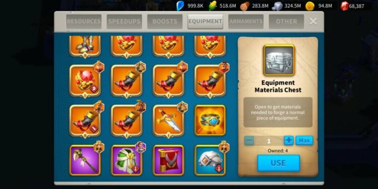 Rise of Kingdoms. Power: 93M، 5.335B KP. 850 usd + fee