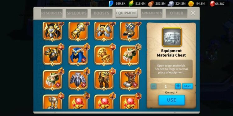 Rise of Kingdoms. Power: 93M، 5.335B KP. 850 usd + fee