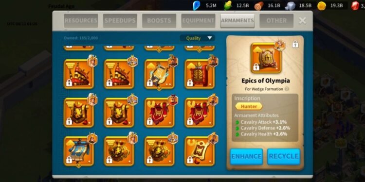 Rise of Kingdoms. Nearly 80 legendary expertised (meta all maxed). 11000 usd + fee