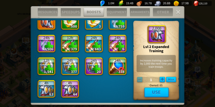 Rise of Kingdoms. Power: 122m , Kill: 43B. 10000 usd +fee